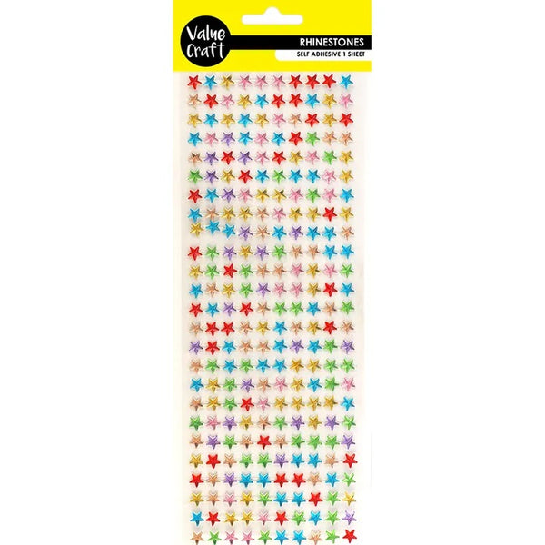 8mm Multicolour Star Rhinestones